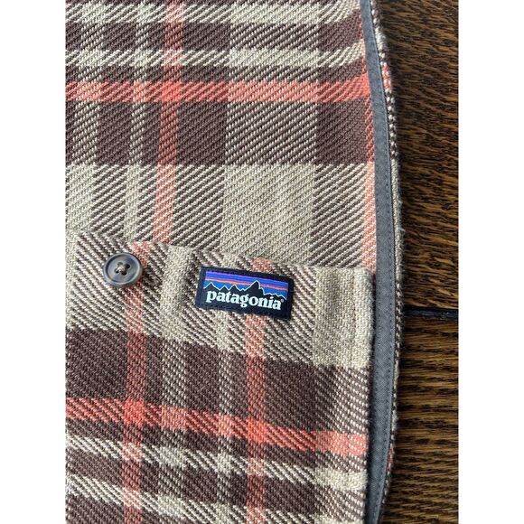 Patagonia Men's Fjord Loft Shirt Forested Nest Brown Organic Cotton NWT Small - Picture 2 of 7